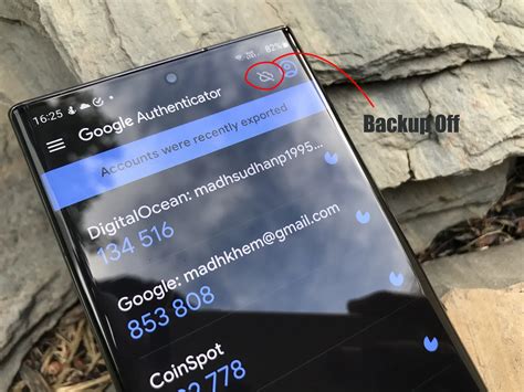 google authenticator backup|Backup Google Authenticator Accounts Before Factory Reset